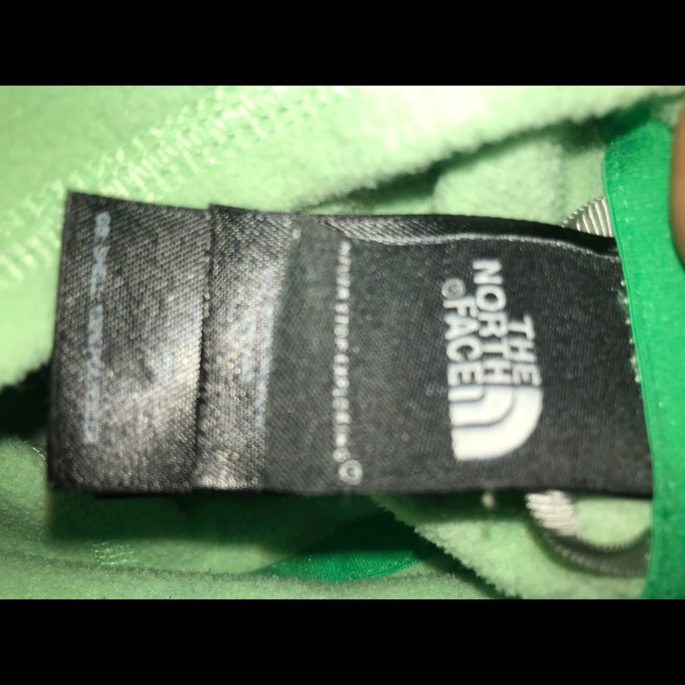 North Face pullover zip sweater in mint green - Picture 4 of 5